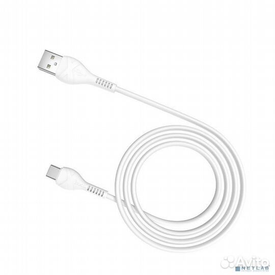 Hoco HC-10512 X37/ USB кабель Type-C/ 1m/ 2.4A/ White