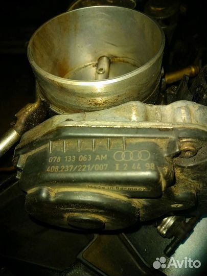Заслонка дроссельная audi a4 a6 a8 vw passat