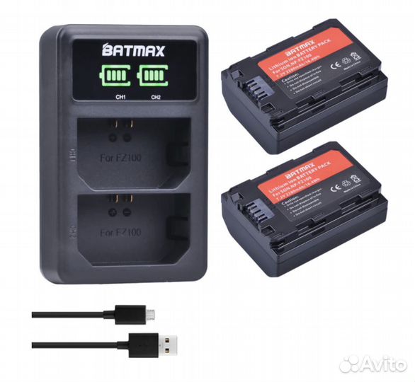 Аккумулятор NP-FZ100 для sony A7 m3 III A9 A9R