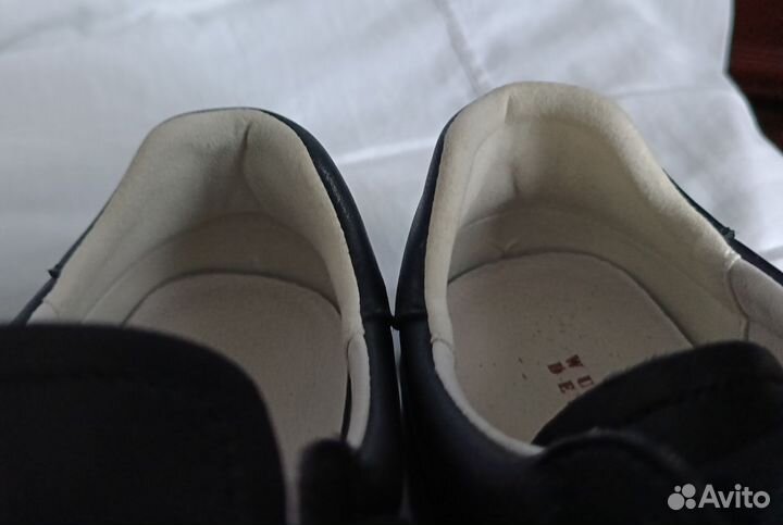 Кеды женские EL Tempo р. 36(23,5 см.) н/кожа, чер