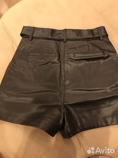 Шорты женские экокожа