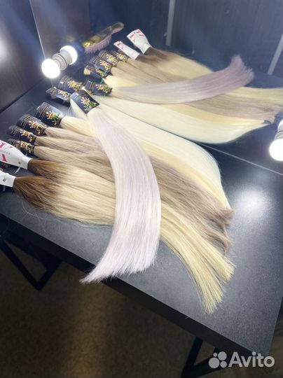 Волосы 60 см срезы для наращивания заказ