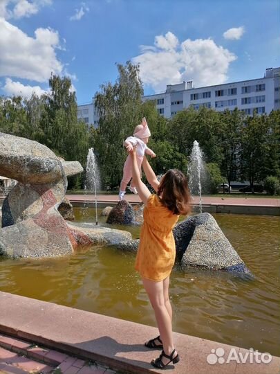 Платье муслиновое летнее на девочку,подростка