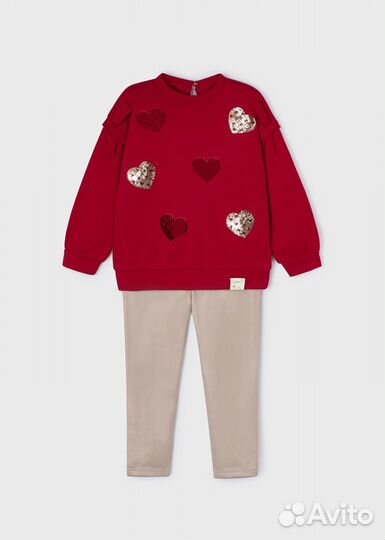 Костюм с сердечками Mayoral 92-134