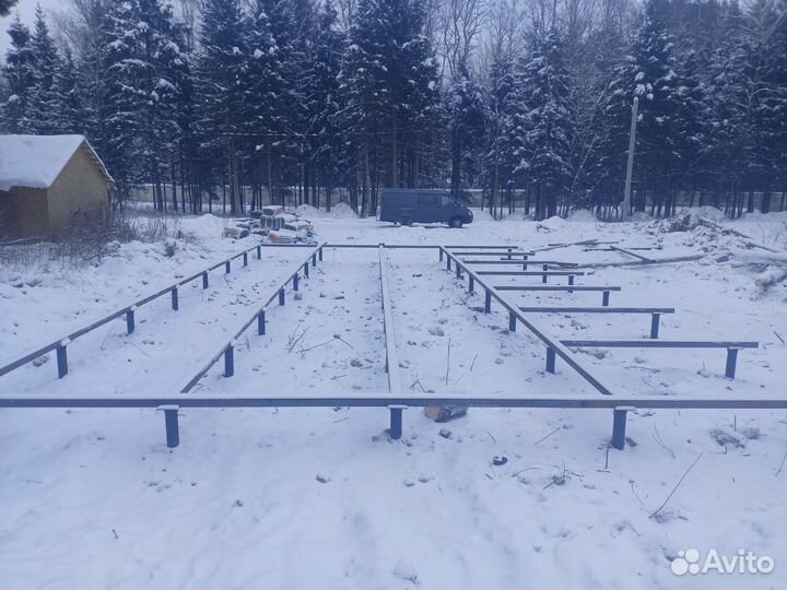 Винтовые сваи под ключ с установкой