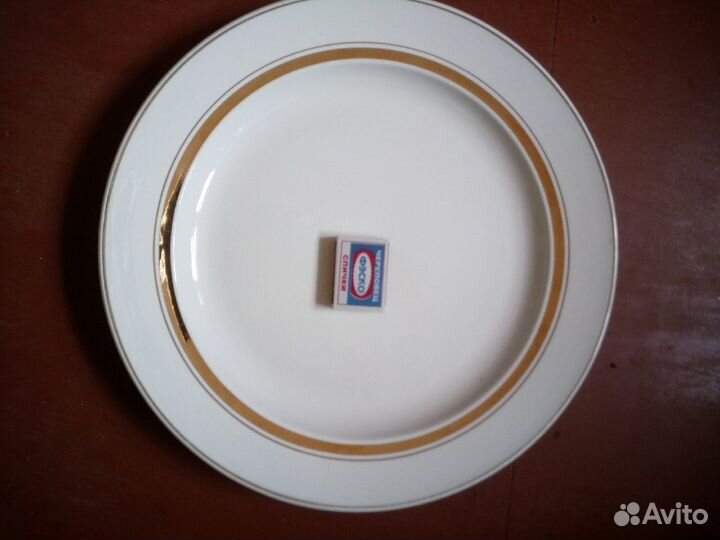 Тарелка-гигант, фарфоровая, d 35 см, зик, СССР
