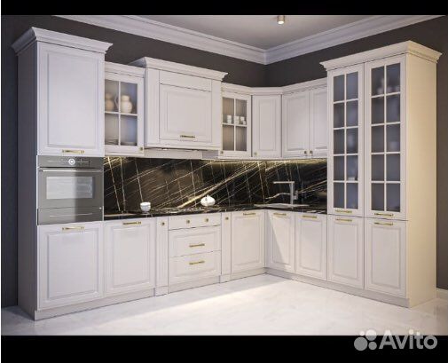 Кухонный гарнитур гарвард белый