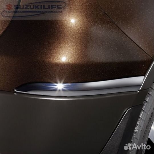 Suzuki SX4 New Накладки на задний бампер Chrome