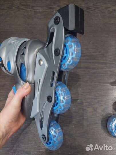 Роликовые коньки детские раздвижные