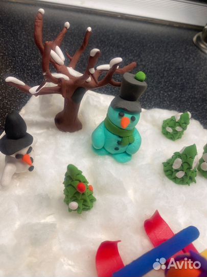 Поделка в садик новый год