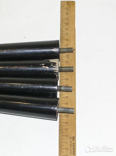 Ножки для аппаратуры мебели черные СССР