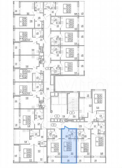 Квартира-студия, 23,4 м², 3/12 эт.