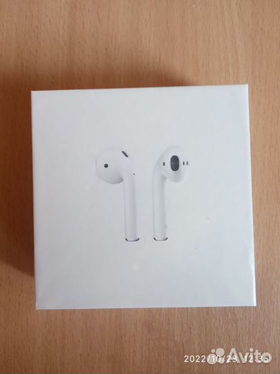 Airpods 2 оригинал новые гарантия год