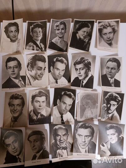 Фотографии актёров 50-70х годов