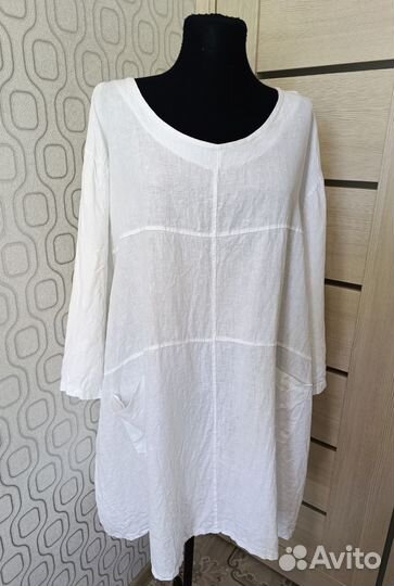 Блузка оверсайз Лён