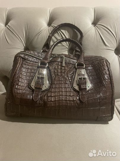 Сумка из кожи крокодила