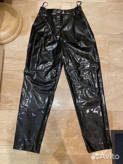 Брюки лаковые Tibi новые, на высоких