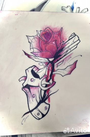 Модель на тату