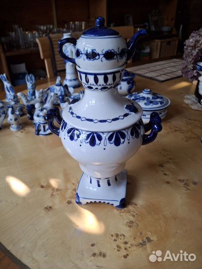 Фарфоровые изделия. Гжель. СССР