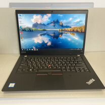 Lenovo T490 14" IPS i5-8265u, 8, 256, АКБ 10%