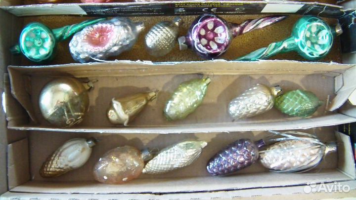 Игрушки елочные - 40 штук (одним лотом )