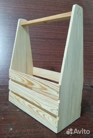 Деревянный ящик подарочный