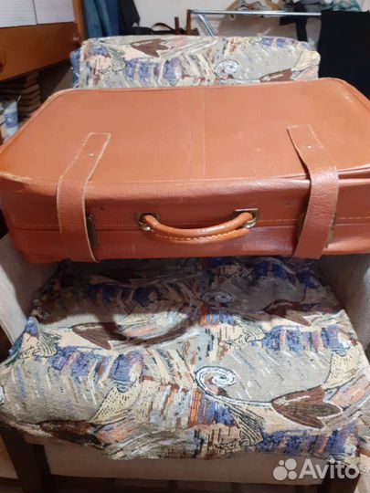 Кожаный чемодан СССР