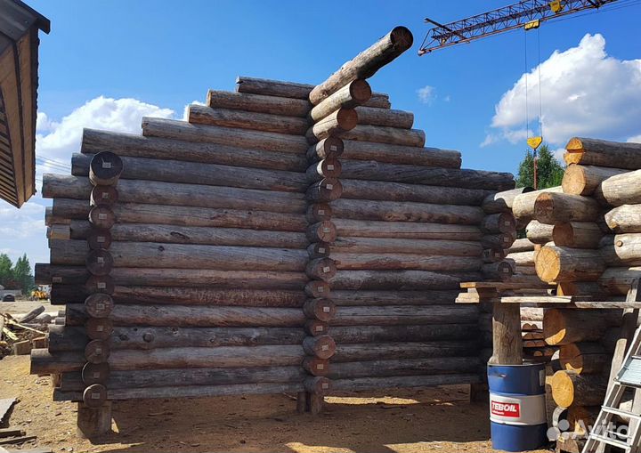 Готовый сруб бани из кело