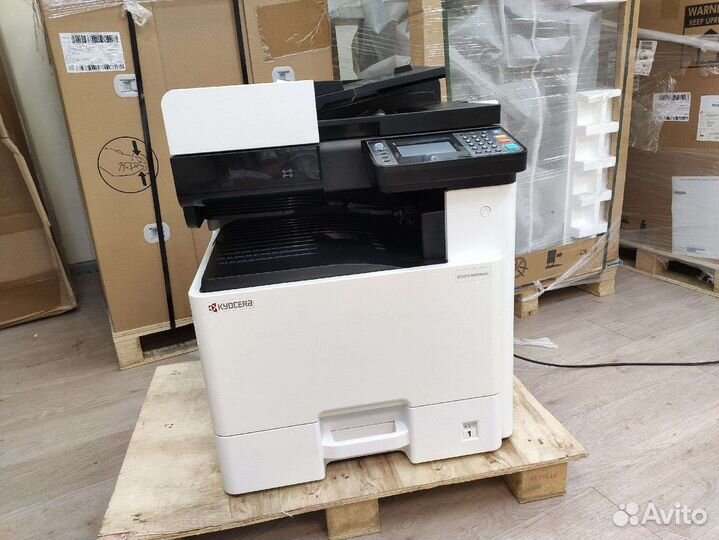 Мфу А3 лазерный цветной kyocera ecosys M8124cidn