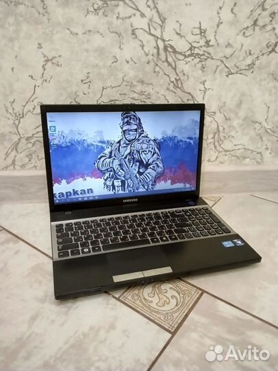 Быстрый Samsung Core i7 2670qm 8гб 520MX
