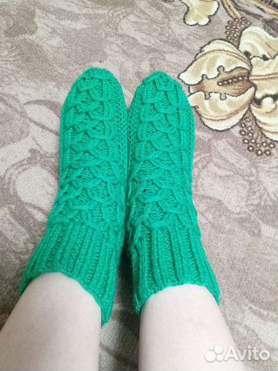 Носки вязаные
