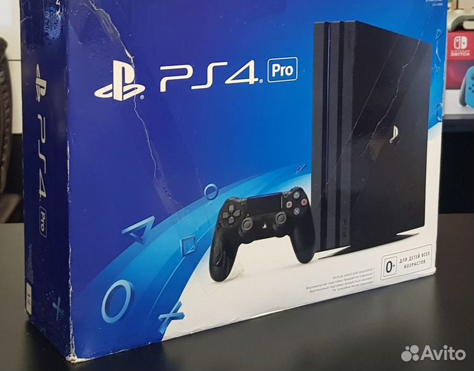 PS4 PRO 1Tb (7008) + 2джойстика + 2игры + гарантия