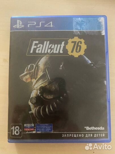 Fallout 76 ps4 диск