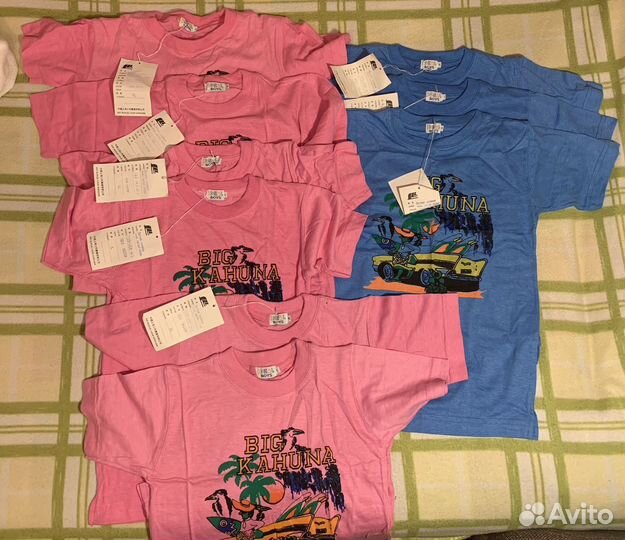 Футболки детские новые унисекс 9 шт 1000 р