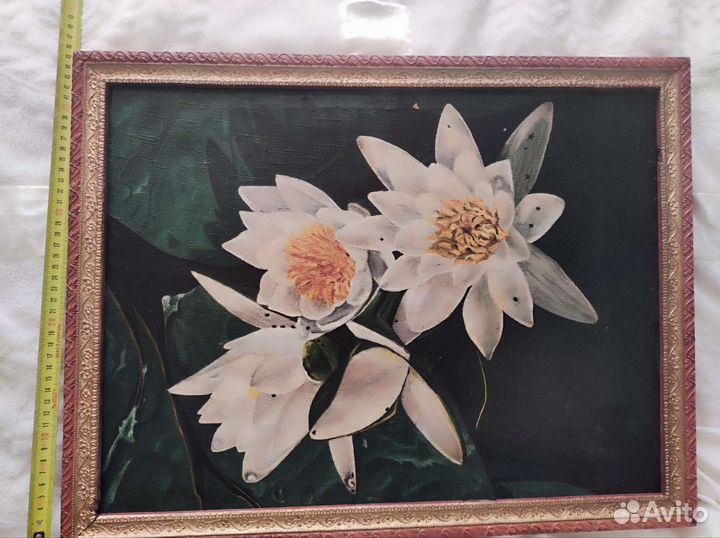 Картина маслом на холсте старинная