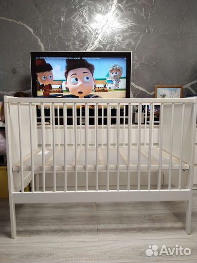 Детская кроватка IKEA Икеа Солгуль