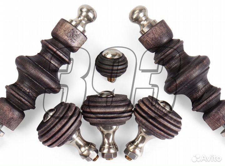 Комплект ручек Старинный модель №7Ч для жа (52847)