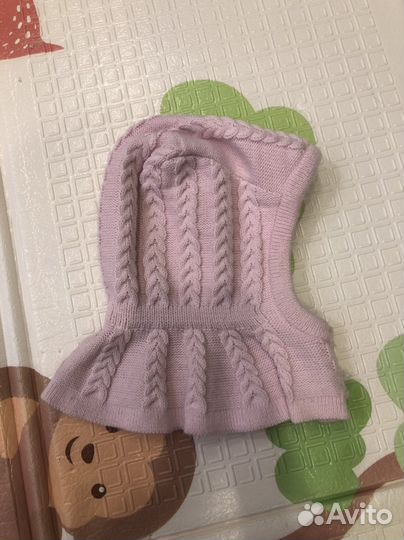 Шапка шлем для девочки