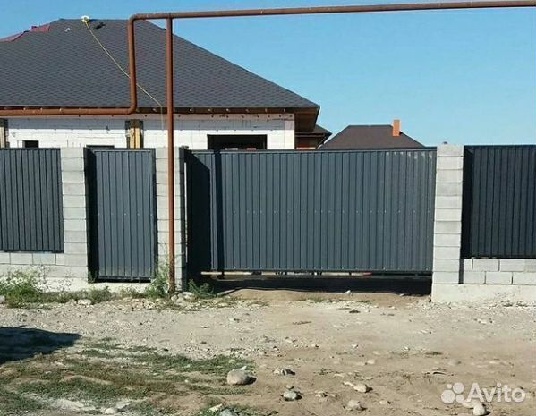 Откатные, распашные ворота под ключ