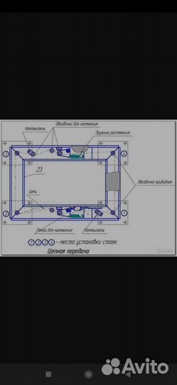 Продаю 4-х стоечный б/у подъемник