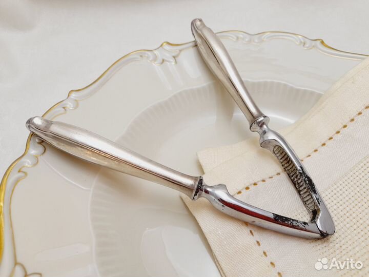 Орехокол. Посеребрение+сталь