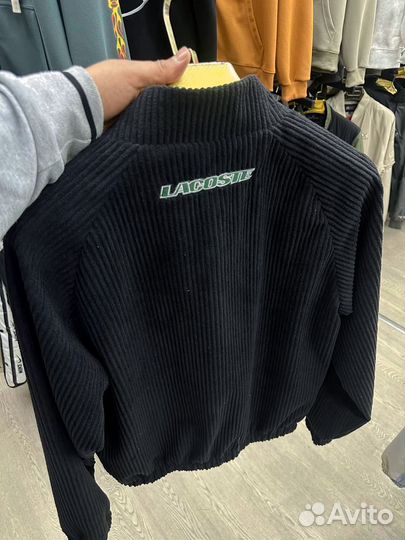 Куртка ветровка вельветовая Lacoste