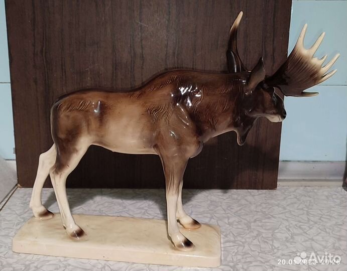 Лось фарфор Германия Hertwig