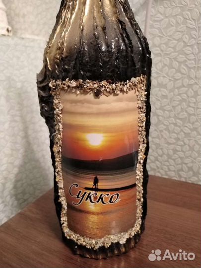 Подарочная бутылка с моря-поделка-отличный подарок