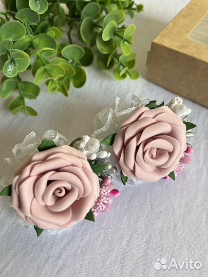 Резиночки для волос ручной работы