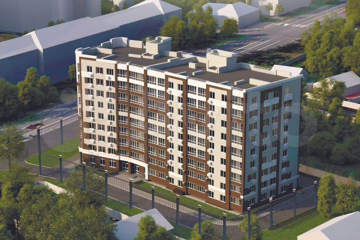 2-к. квартира, 66,6 м², 9/9 эт.