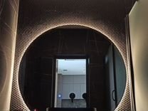 Парящее зеркало в ванную с подсветкой