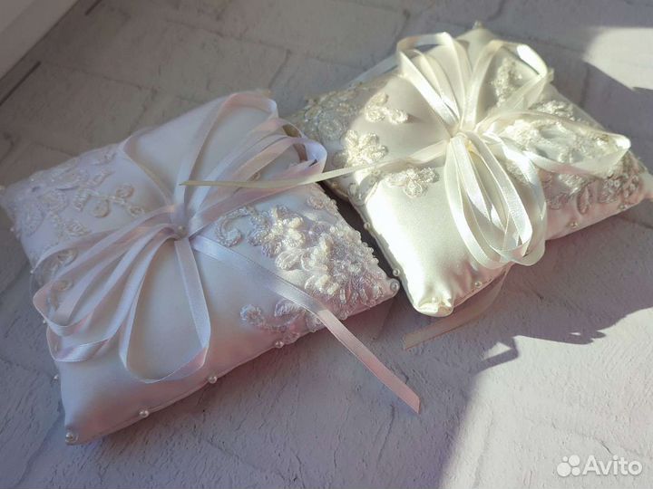 Подушечка для колец свадебная