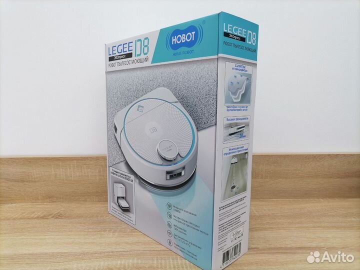 Робот пылесос моющий Hobot legee-D8