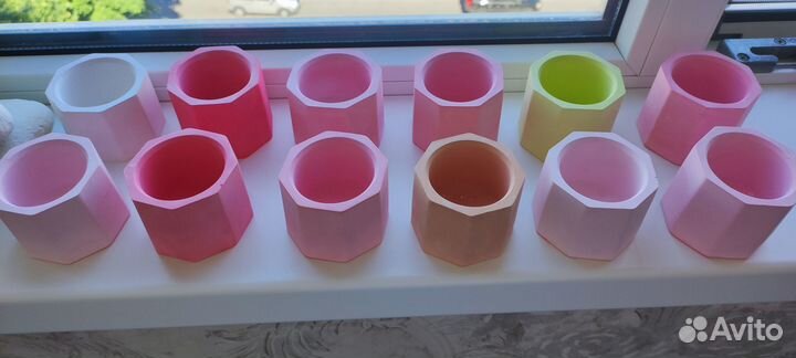 Подсвечник из гипса